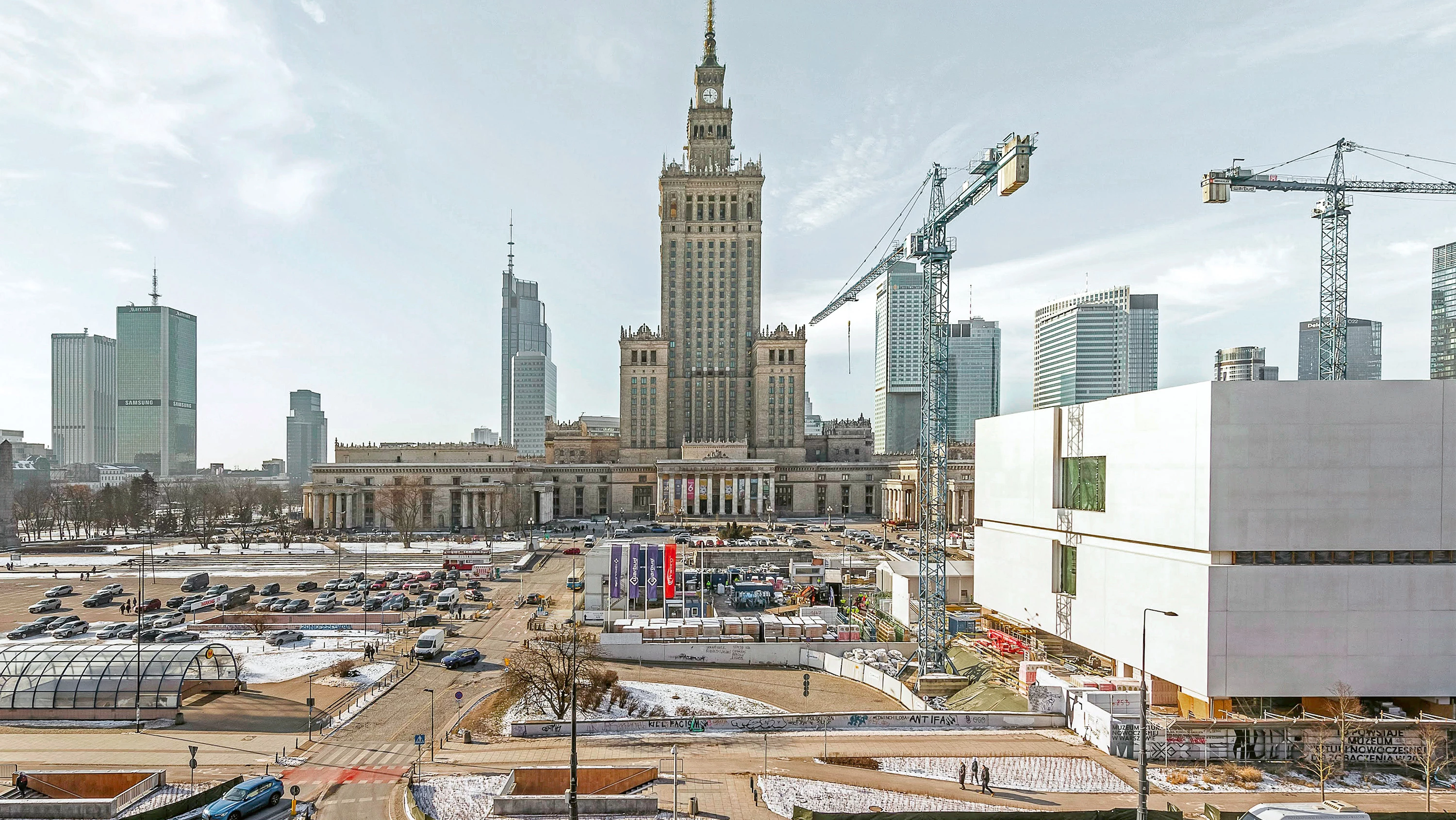 Large modern residential development in Europe.